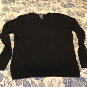 NWT Worthington black crew neck sweater
